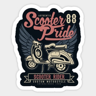 Scooter Pride Sticker